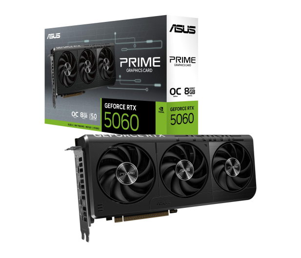 ASUS GeForce RTX 5060 Prime OC 8GB GDDR7 DLSS4 - 1332819 - zdjęcie